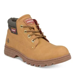 Bottines Montagne JAUNE Homme Lacets