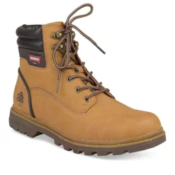 Bottines Montagne JAUNE Homme Lacets