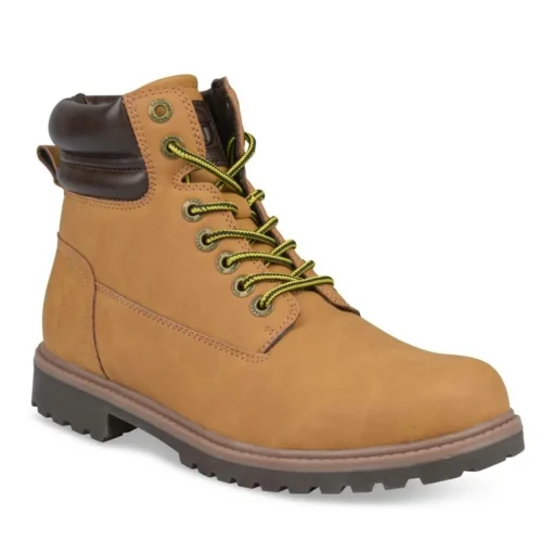 Bottines Montagne JAUNE Homme Lacets