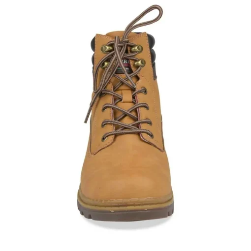 Bottines Montagne JAUNE Homme Lacets
