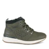 Bottines Montagne KAKI Garçon Motif Uni Lacets