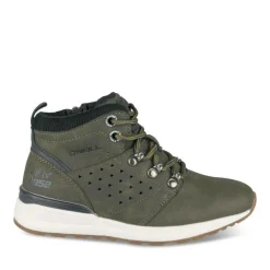 Bottines Montagne KAKI Garçon Motif Uni Lacets
