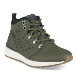 Bottines Montagne KAKI Garçon Motif Uni Lacets