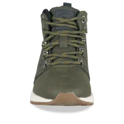 Bottines Montagne KAKI Garçon Motif Uni Lacets