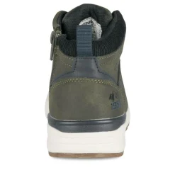 Bottines Montagne KAKI Garçon Motif Uni Lacets