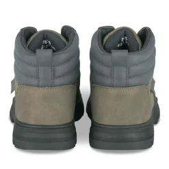 Bottines Montagne KAKI Garçon Motif Uni Lacets