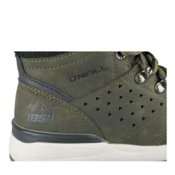 Bottines Montagne KAKI Garçon Motif Uni Lacets