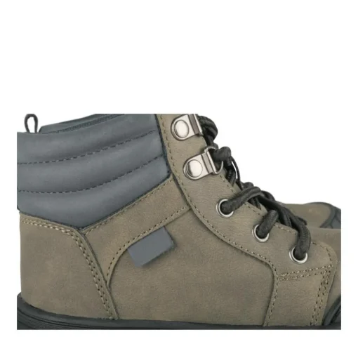 Bottines Montagne KAKI Garçon Motif Uni Lacets