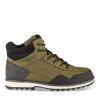 Bottines Montagne KAKI Homme Motif Uni Lacets
