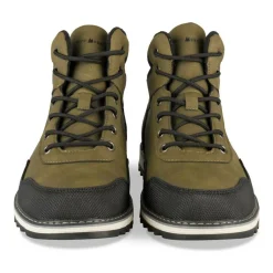 Bottines Montagne KAKI Homme Motif Uni Lacets