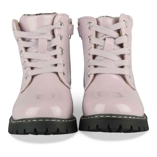 Bottines Montagne LILAS Fille Motif Iridescent Lacets