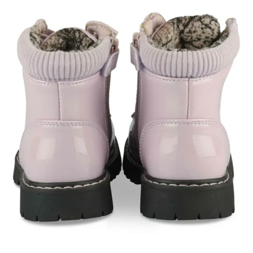 Bottines Montagne LILAS Fille Motif Iridescent Lacets