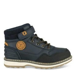 Bottines Montagne MARINE Garçon Motif Uni Lacets
