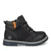 Bottines Montagne MARINE Garçon Motif Uni Lacets