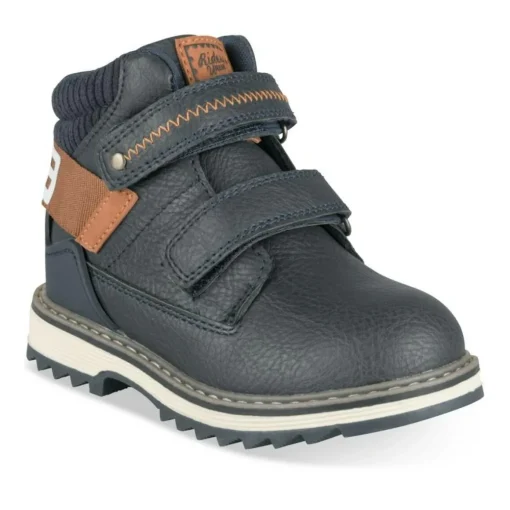 Bottines Montagne MARINE Garçon Motif Uni Scratch