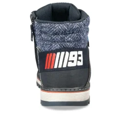 Bottines Montagne MARINE Garçon Motif Uni Lacets
