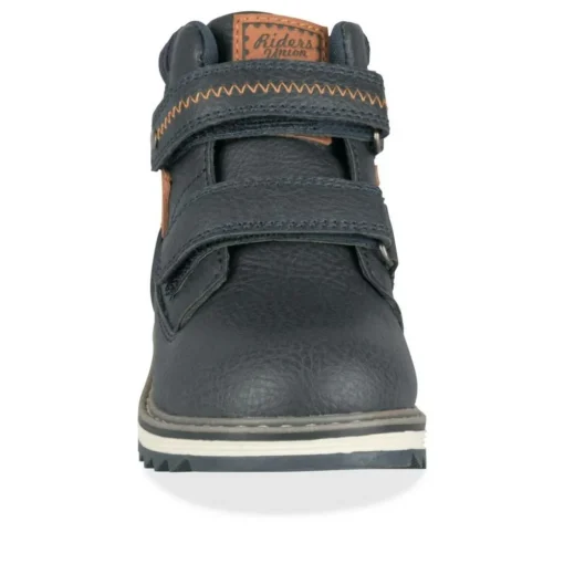 Bottines Montagne MARINE Garçon Motif Uni Scratch
