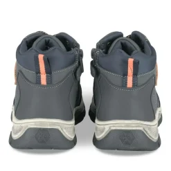 Bottines Montagne MARINE Garçon Motif Uni Lacets