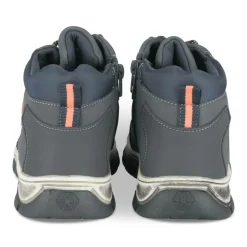 Bottines Montagne MARINE Garçon Motif Uni Lacets