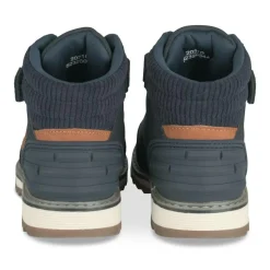 Bottines Montagne MARINE Garçon Motif Uni Lacets
