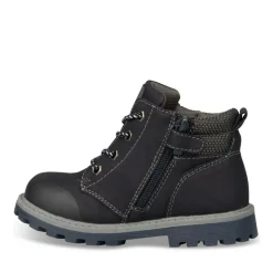 Bottines Montagne MARINE Garçon Motif Uni Lacets