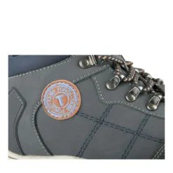 Bottines Montagne MARINE Garçon Motif Uni Lacets