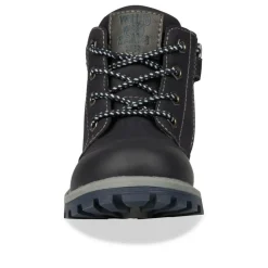 Bottines Montagne MARINE Garçon Motif Uni Lacets