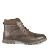 Bottines Montagne MARRON Homme Motif Uni Lacets