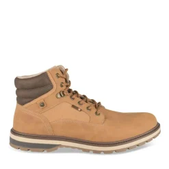Bottines Montagne MARRON Homme Motif Uni Lacets
