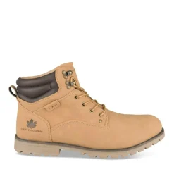 Bottines Montagne MARRON Homme Motif Uni Lacets