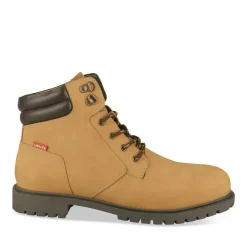 Bottines Montagne MARRON Homme CUIR Motif Uni Lacets