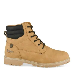 Bottines Montagne MARRON Homme Motif Uni Lacets
