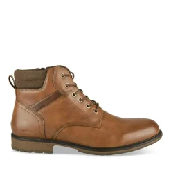 Bottines Montagne MARRON Homme Motif Uni Lacets