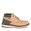 Bottines Montagne MARRON Homme Motif Uni Lacets