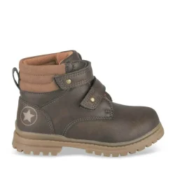 Bottines Montagne MARRON Garçon Motif Uni Scratch