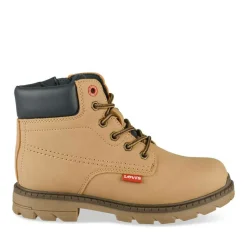 Bottines Montagne MARRON Garçon Motif Uni Lacets