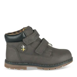 Bottines Montagne MARRON Garçon Motif Uni Scratch
