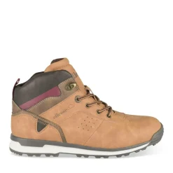 Bottines Montagne MARRON Garçon Motif Uni Lacets