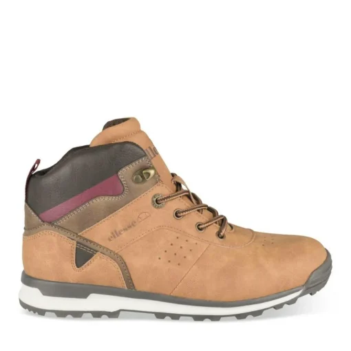 Bottines Montagne MARRON Garçon Motif Uni Lacets