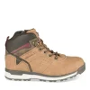 Bottines Montagne MARRON Garçon Motif Uni Lacets