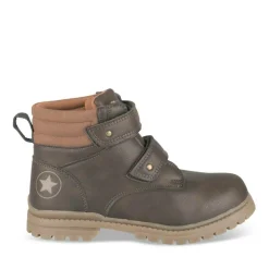 Bottines Montagne MARRON Garçon Motif Uni Scratch