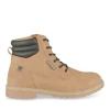 Bottines Montagne MARRON Homme Motif Uni Lacets