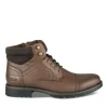 Bottines Montagne MARRON Homme Motif Uni Lacets