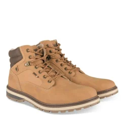 Bottines Montagne MARRON Homme Motif Uni Lacets