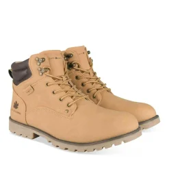 Bottines Montagne MARRON Homme Motif Uni Lacets