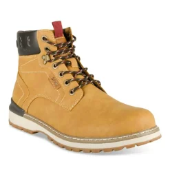 Bottines Montagne MARRON Homme Motif Uni Lacets