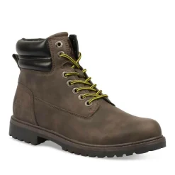Bottines Montagne MARRON Homme Lacets