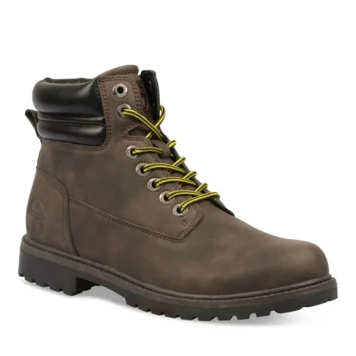 Bottines Montagne MARRON Homme Lacets