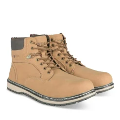 Bottines Montagne MARRON Homme Motif Uni Lacets