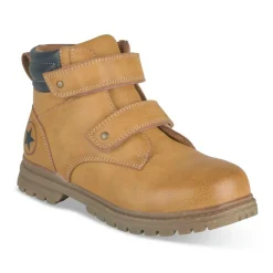Bottines Montagne MARRON Garçon Motif Uni Scratch